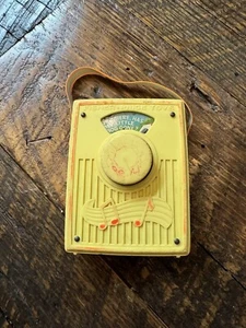 Vintage Fisher Price Music Box Pocket Radio #766 Oh Where Has My Little Dog Gone - Picture 1 of 5