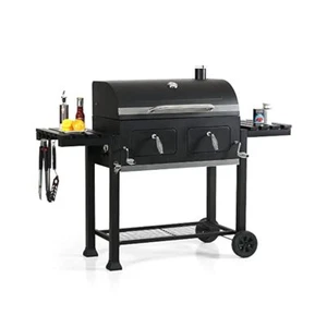 Outdoor BBQ Grill, 800 sq. in., 2 Adjustable Charcoal Trays, Portable Design - Picture 1 of 6