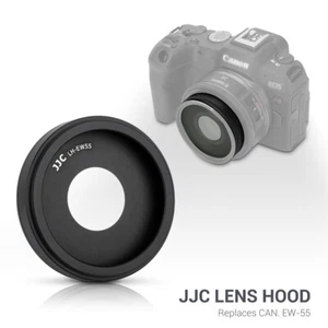 JJC Lens Hood for Canon RF 28mm F2.8 STM Lens as EW-55 on R8 R6 Mark II R3 R5 - Picture 1 of 11