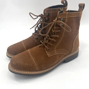 Frye Russell Stiefel hellbraun Leder Reißverschluss FR41606 Herren Größe 8,5 neu ohne Karton - Bild 1 von 6