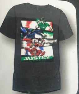 Justice League Sz XL Men Grey Short Sleeve T-Shirt DC Comic New - Picture 1 of 2