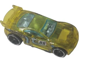 Hot Wheels Power Rage HWGRFX Clear Yellow Car #88 Malaysia Loose - Picture 1 of 5