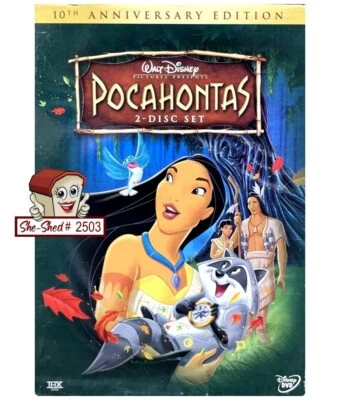 Disney DVD Pochahontas 10th Anniversary Animated Family Movie New, Sealed - Image 1 of 2