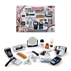 Pretend Barber Shop Hairstyle Kits Toy Set Play Hair Salon Gift Kids Boys Girls - Picture 1 of 12