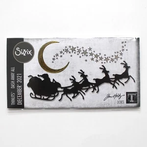 Tim Holtz Diecember Dash Away All Die Limited Edition 2021 Santas Sleigh 665468 - Picture 1 of 3