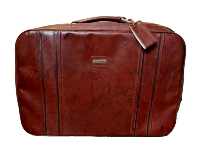 Vtg Samsonite Wineberry Sonoma II Luggage Suitcase w/ Lock & Key Shoe Pouch Tag - Image 1 of 4