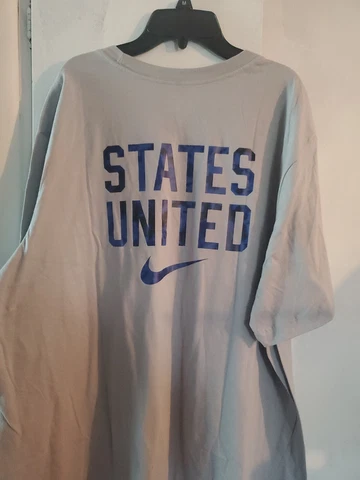 NIKE - US Men's National Soccer Voice "States United" T-Shirt~XXL~NWT Nike Tee Cover