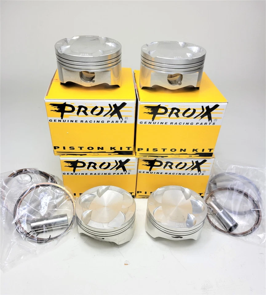 ProX SET OF 4 STD "A" Piston Kits Yamaha Snowmobile RX1 '03-06 Fits 74mm NEW - Image 1 of 1
