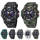 SMAEL Digital Wristwatches Military Men's Sports Watch Waterproof Analog Quartz