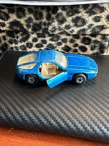 Vintage 1979 MATCHBOX Porsche 928 LESNEY England No 59 Superfast Skyblue Diecast - Picture 1 of 10