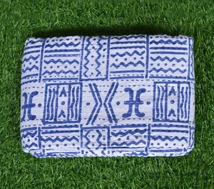 Colcha de algodón Ralli Gudari de colección india hecha a mano - Imagen 1 de 4