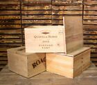 Wooden Wine Box Crate WITH LID - Genuine - Christmas Hamper Gift / Storage box