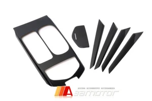 Carbon Fiber Shift Surround Cover + Door Trim 6 PCS fits 2017-19 Maserati Ghibli - Picture 1 of 4