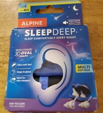Alpine SleepDeep Multisize - Soft Ear Plugs for Sleeping DAMAGED BOX 
