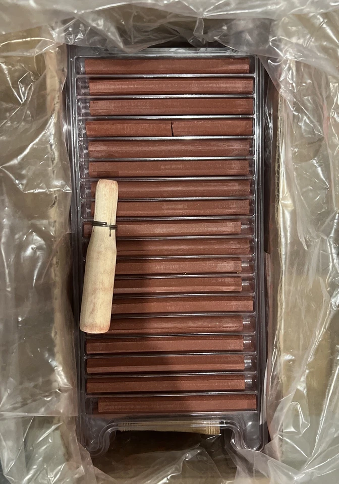 (144-Pk) Marcador de pintura sólida Markal Heat Stik rojo 4 5/8” 81222 Foto 1 de 1