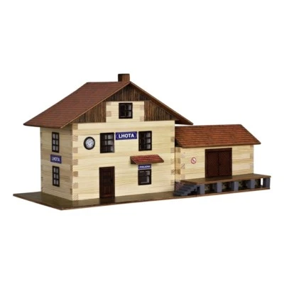 Walachia Holzbausatz "Bahnhof" W36 Hobby Kit Holz-Bausatz 1:45 ab 8 Jahre