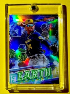 Jackson Chourio RARE REFRACTOR ROOKIE CARD BOWMAN'S BEST SP INSERT BREWERS RC! - Picture 1 of 6
