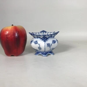 Royal Copenhagen 1229 Blue Fluted Full Lace Mini Open Sugar Bowl 1st Qual - Picture 1 of 6