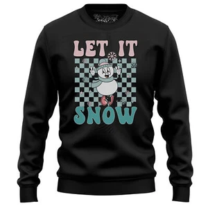 Sudadera divertida Let It Snow - ¡Aprobada por muñeco de nieve! Des estampado 100 % algodón, unisex - Imagen 1 de 47