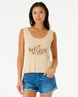 Rip Curl Oceans Together Womens Ribbed Tank - Natural