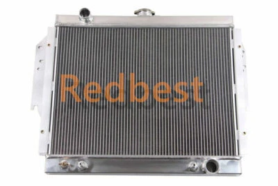 Radiador de aluminio Fit 1979-93 Dodge D100 200 300 W100 200 300 Ramcharger 2 filas Foto 1 de 4