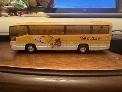 Welly 7" L Mercedes-Benz Coach Classic Yellow Bus Single Decker Post Car 303RHD - Image 1 of 4