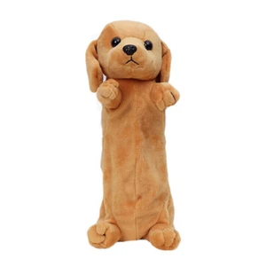 Animal Pen Bag Cartoon Plush Dog Pencil Case For Kids School Supplies Stationery - Picture 1 of 10