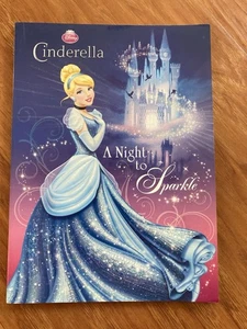 CINDERELLA A Night To Sparkle COLORING BOOK 2012 UNUSED - Imagen 1 de 9