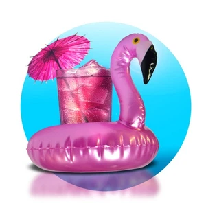 3x Pool Getränkehalter Aufblasbar Becherhalter schwimmend Flamingo Badespielzeug - Bild 1 von 3