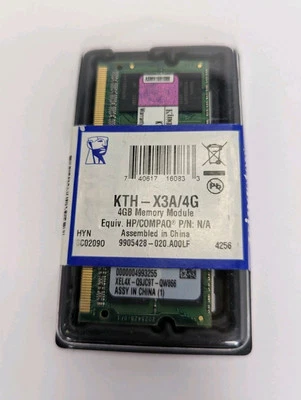 Kingston PC3-8500 4 GB SO-DIMM 1066 MHz DDR3 SDRAM Memory (KTHX3A4G) - Image 1 of 2