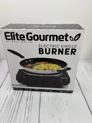 Elite Cuisine by Maxi-Matic countertop electric burner hot plate NEW IN BOX - Image 1 of 4