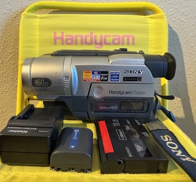 Sony Handycam CCD-TRV108 NTSC Camcorder Hi8 w/Nightshot TESTED + WORKING ✅ - Image 1 of 4