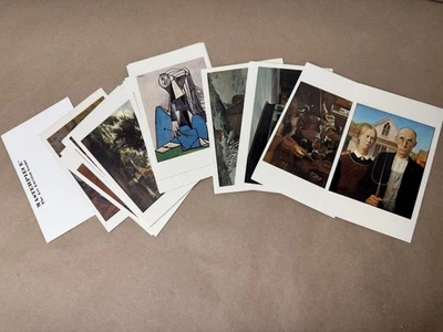 1970 Parker Brothers Board Game - Masterpiece Replacement Parts - 24 Art Cards - Image 1 of 4