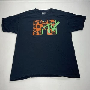 Camiseta manga corta MTV Music Television 2022 edición Halloween talla grande - Imagen 1 de 5