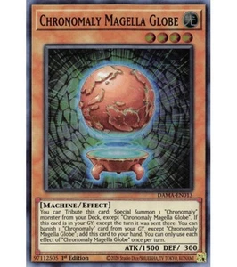 Yugioh - Chronomaly Magella Globe (Super Rare) (1st Edition) - DAMA-EN013 P - Picture 1 of 1