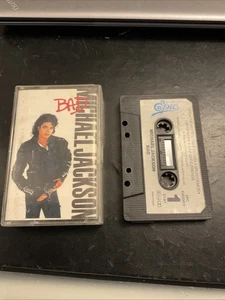 Michael Jackson Bad MC  Cassette Tape Epc4502904 - Foto 1 di 2
