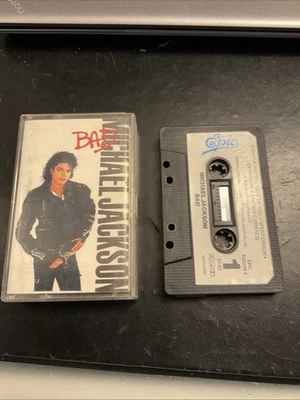 Michael Jackson Bad MC  Cassette Tape Epc4502904 - Immagine 1 di 2