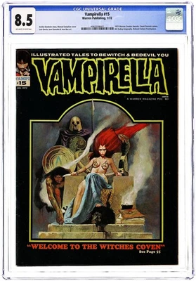 Vampirella #15 CGC 8.5 1972 4587258007 - Image 1 of 2