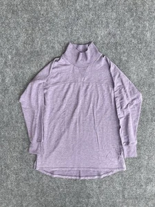 LL Bean Soft Flex Mock Neck Tunika Top Damen Gr. M Lavendel Freizeit Kuschelig UPF - Bild 1 von 7
