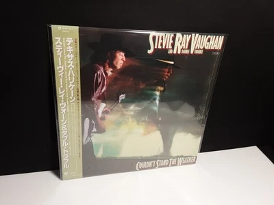 STEVIE RAY VAUGHAN "Couldn't Stand The Weather" Lp Japan-Obi-Vinyl Texas SRV  - Image 1 of 4