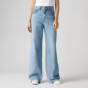 Levi's Women's High-Rise Cinch Baggy Jeans - Picture 1 of 12