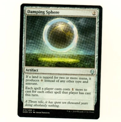 Damping Sphere Dominaria 213/269 Uncommon Magic The Gathering Card - Image 1 of 4