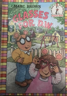 Grolier Beginner Book Club 1st Edition Glasses For D.W. By Marc Brown ACCEPTABLE - Image 1 of 4