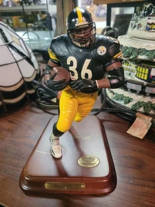 Jerome Bettis Danbury figura como nueva Pittsburgh Steelers estatua base de madera - Imagen 1 de 4