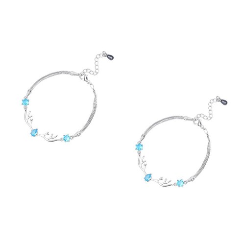 2 PEZZI Gioielli da Bracciale San Valentino Braccialetto di San Valentino per Donna Amante