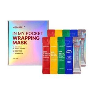 MEDIPEEL+ In My Pocket Wpapping Mask 4mL × 10ea (+ FREE GIFT) - Picture 1 of 1