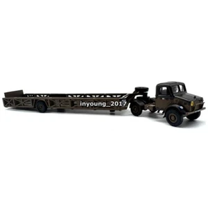 1/76 Bedford Queen Mary Trailer Diecast Model Metal Vehicle Collection Brown - Picture 1 of 11