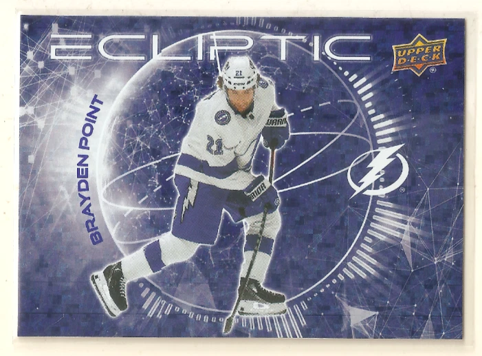 Brayden Point 2023-24 Upper Deck Series 2 Ecliptic Sparkle #12 Lightning - Image 1 of 1
