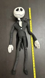 Nightmare Before Christmas Jack Skellington Pumpkin King Poseable Plush 26" Used - Picture 1 of 14