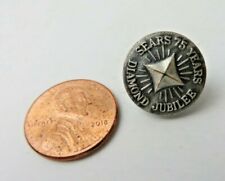 Vintage 1961 Sears Roebuck 75 Years Diamond Jubilee Lapel Pins   #3964